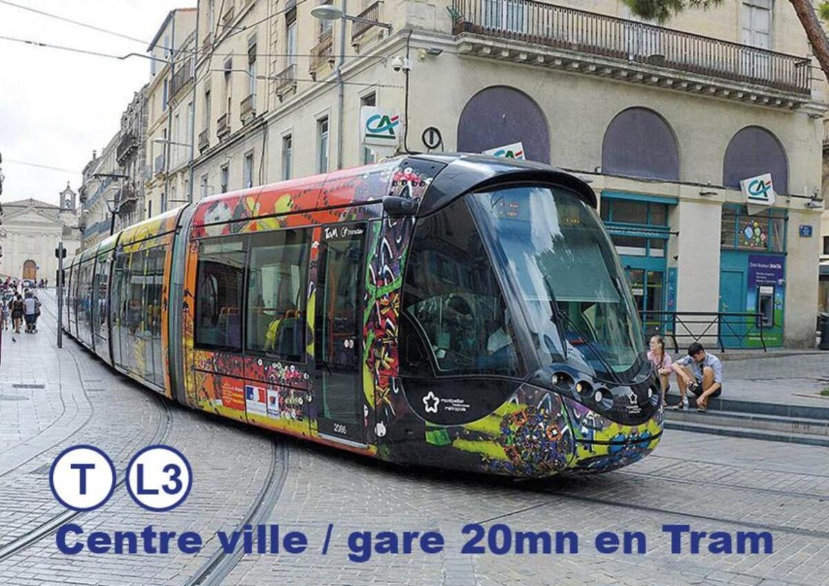 Montpellier Studio Climatise Bagian luar foto